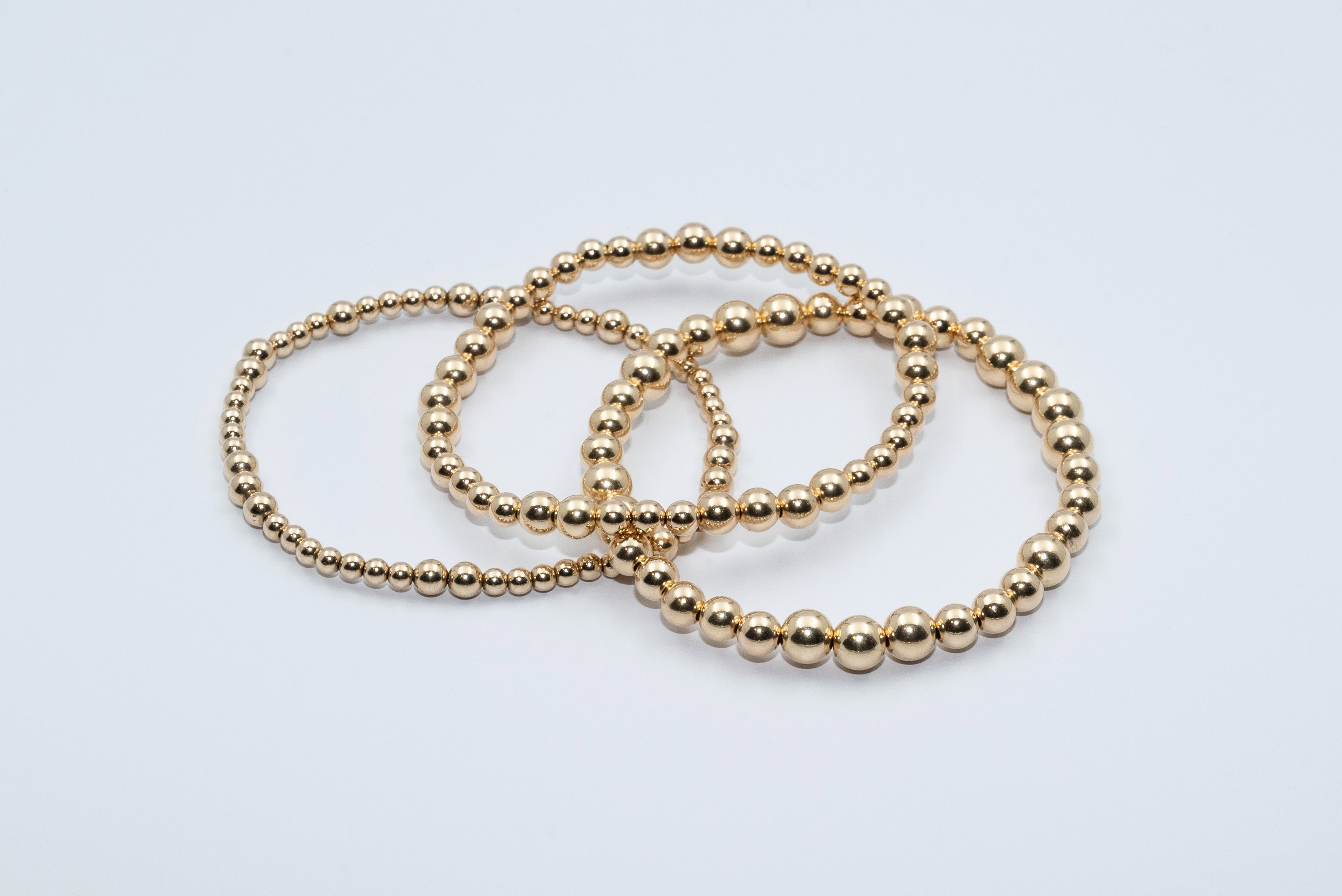 5mm/6mm Mixed Bead 14k Gold Filled Bracelet