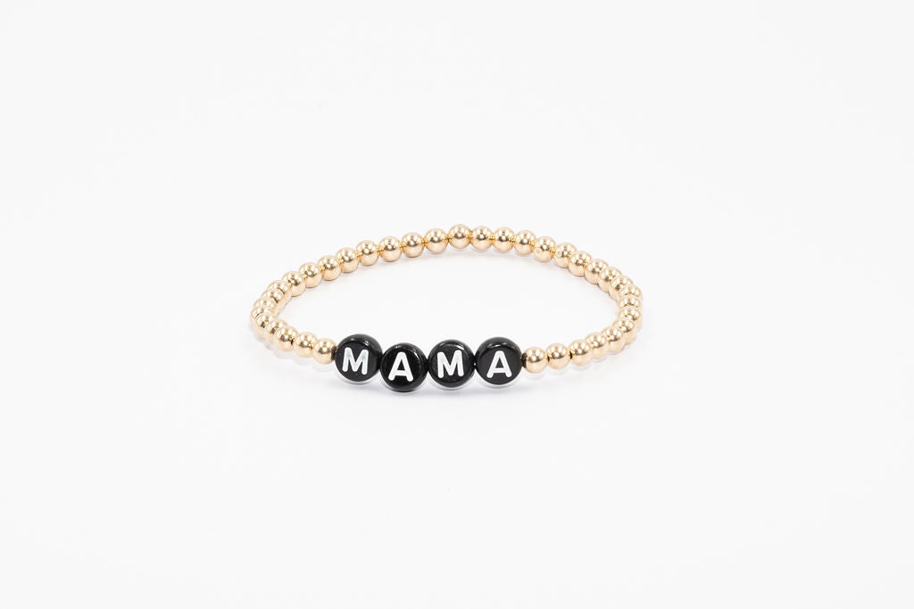 14k Gold Filled Personalized Word Bracelet (4mm)