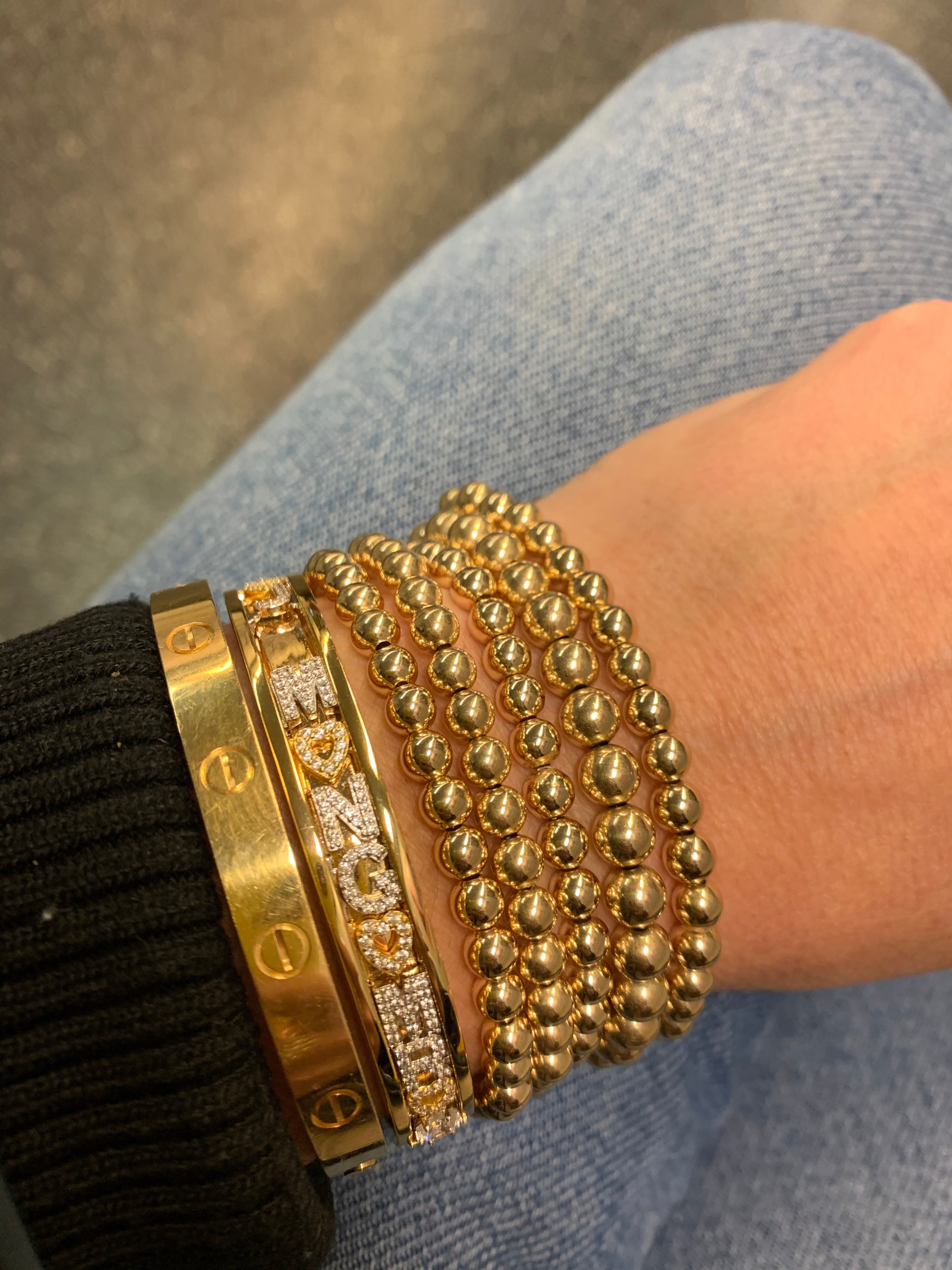 4mm 14k Gold Filled Bracelet