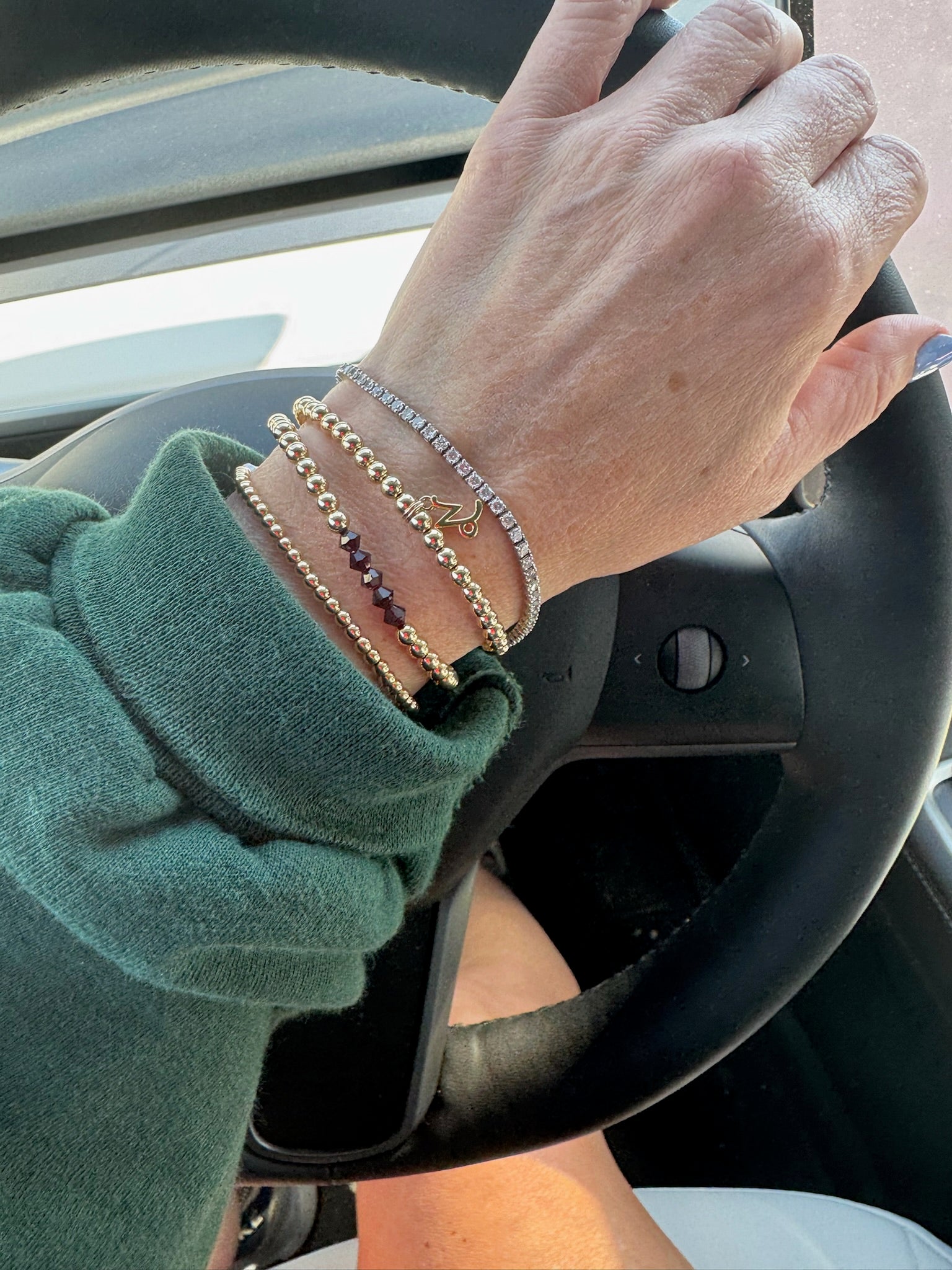 14k Gold Filled Bracelet with Mini Zodiac Sign Charm