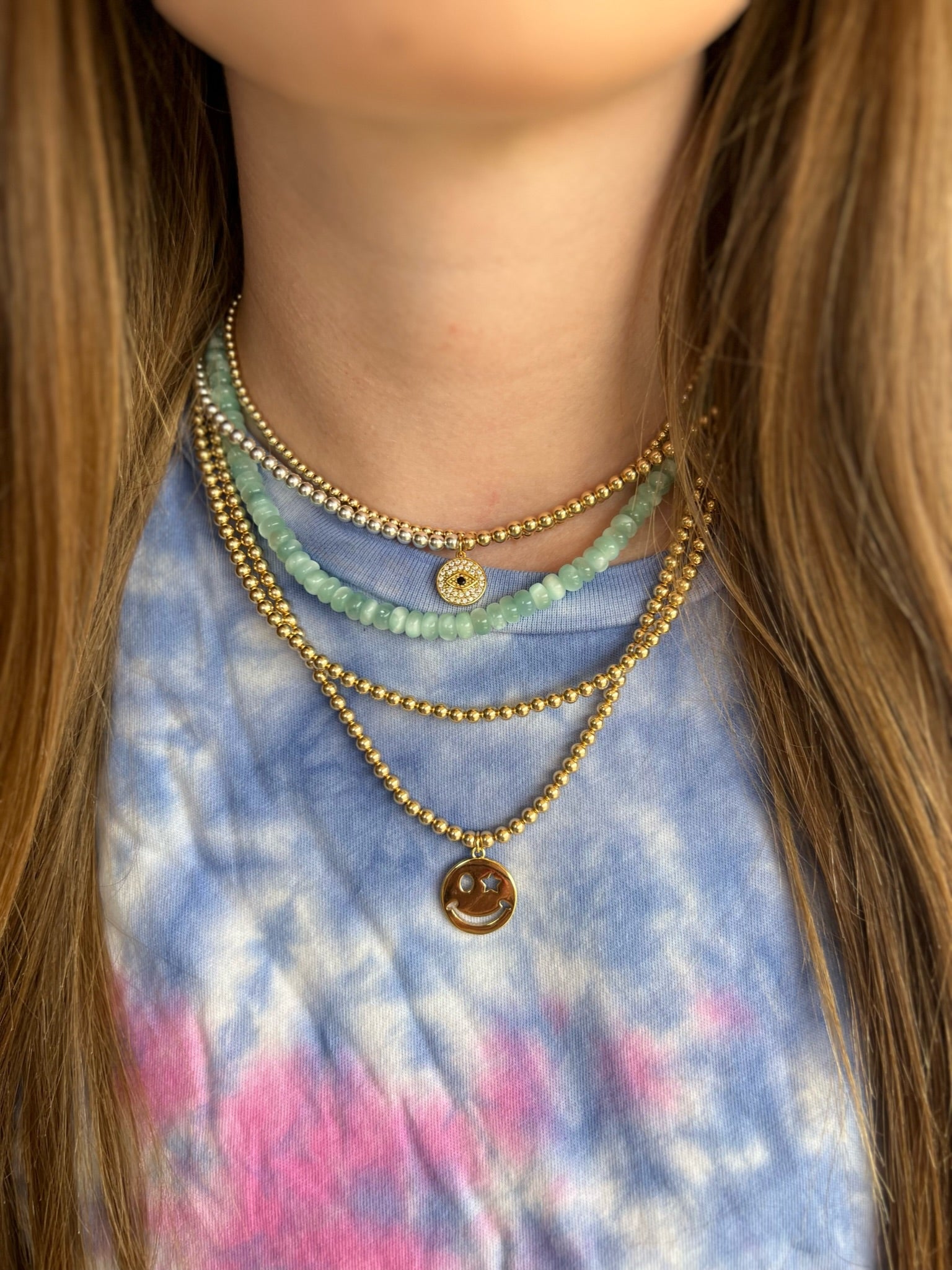 6mm Beaded Necklace