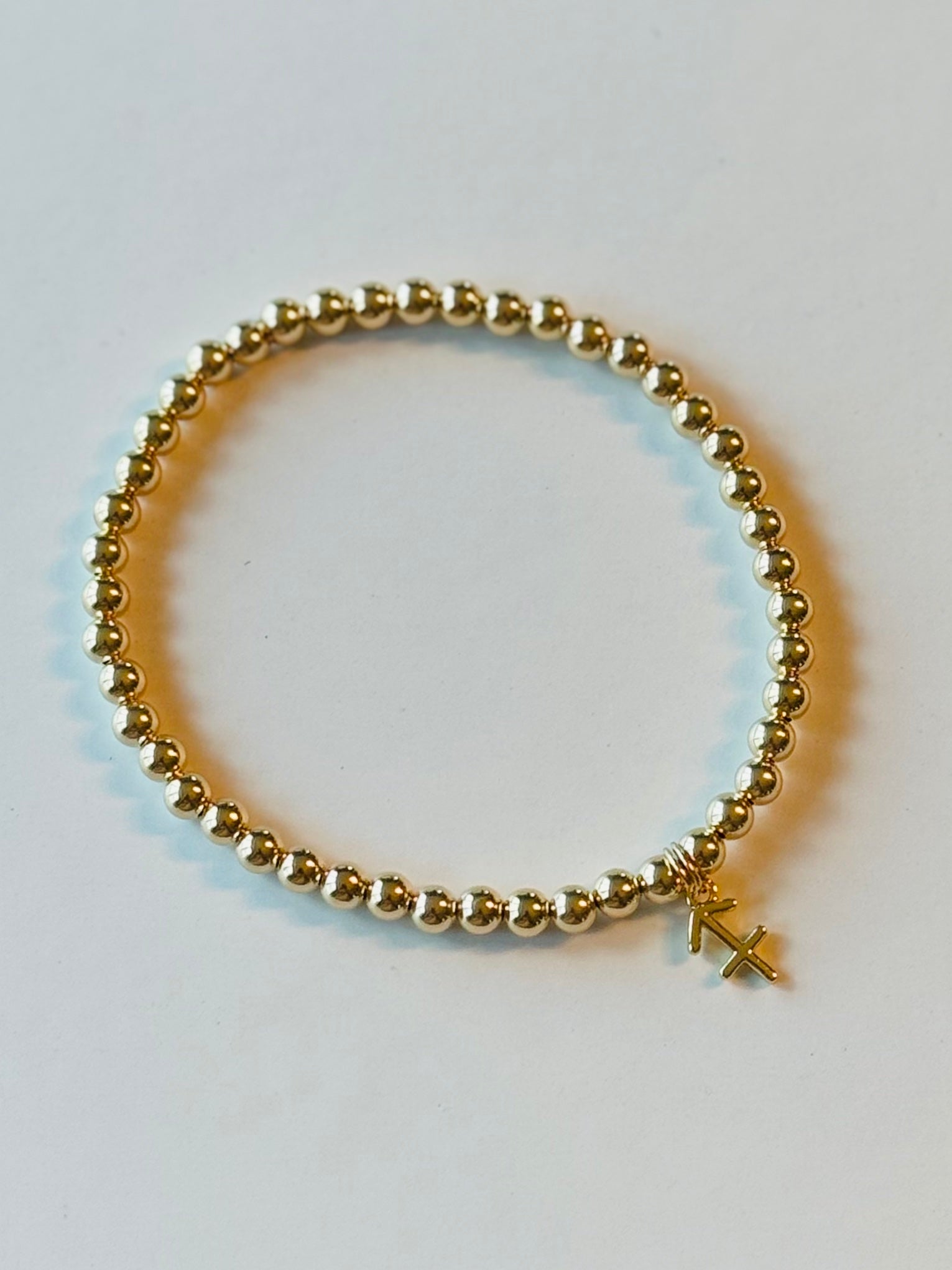 14k Gold Filled Bracelet with Mini Zodiac Sign Charm