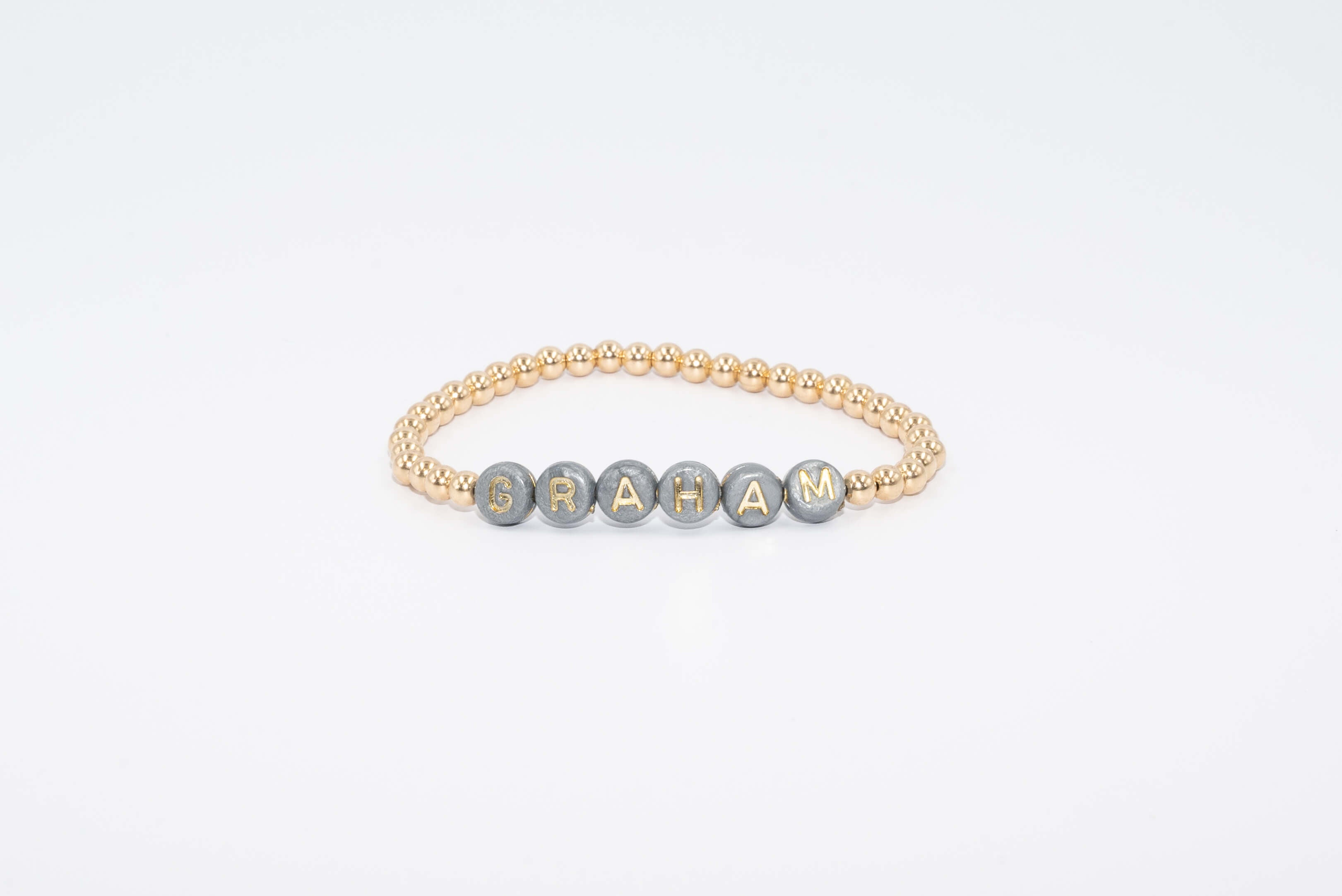 14k Gold Filled Personalized Word Bracelet (4mm)