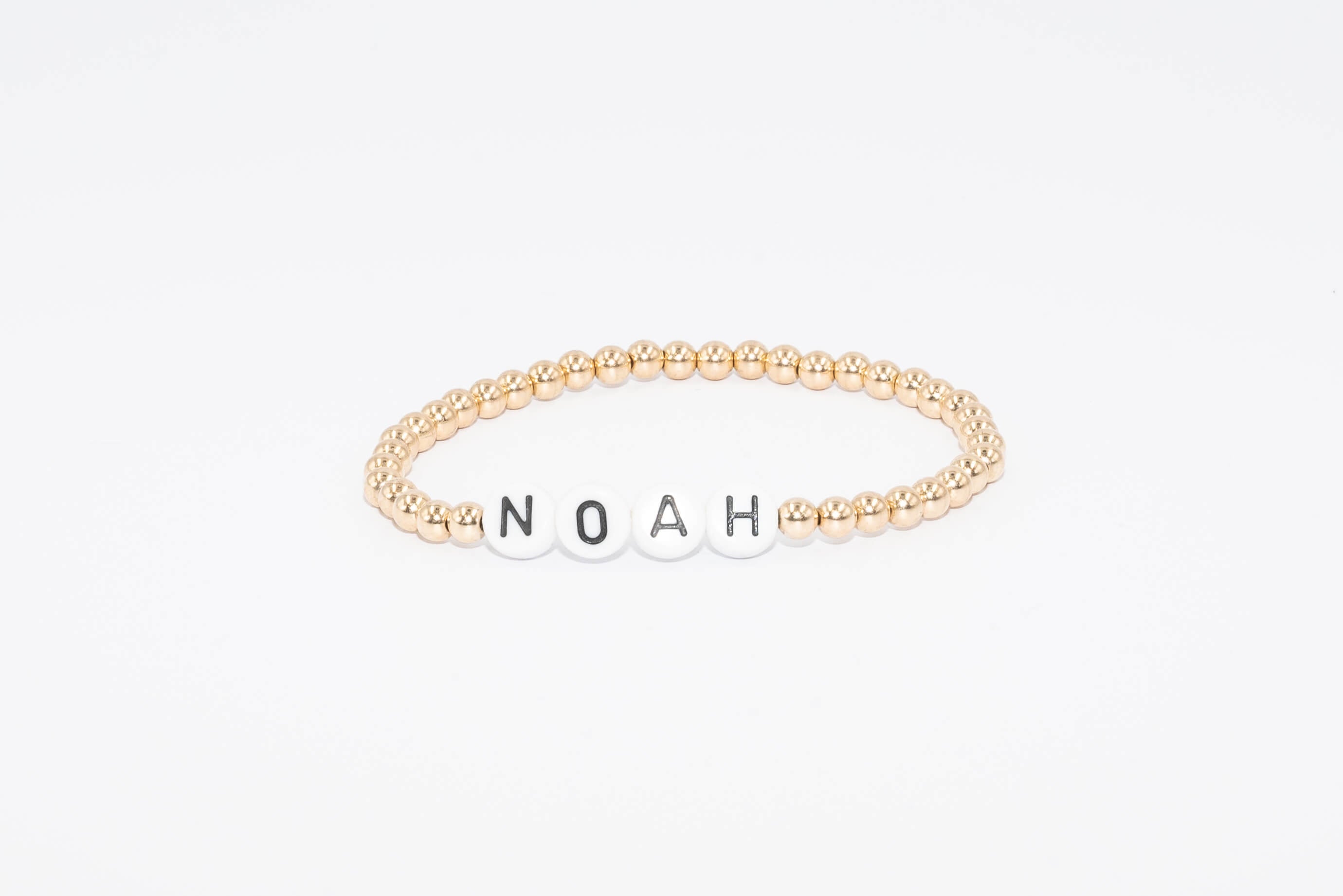 14k Gold Filled Personalized Word Bracelet (4mm)