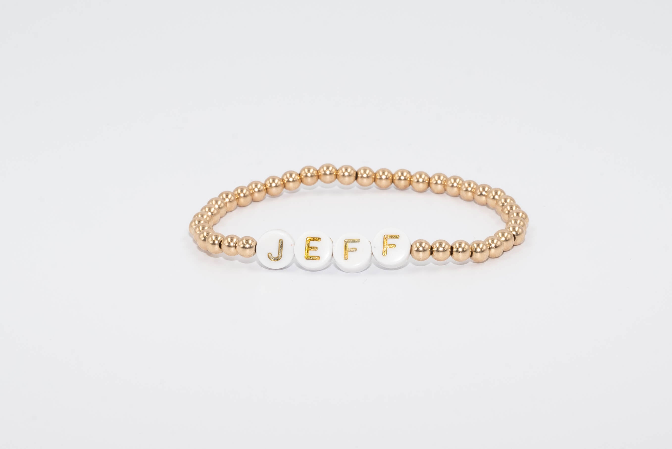 14k Gold Filled Personalized Word Bracelet (4mm)