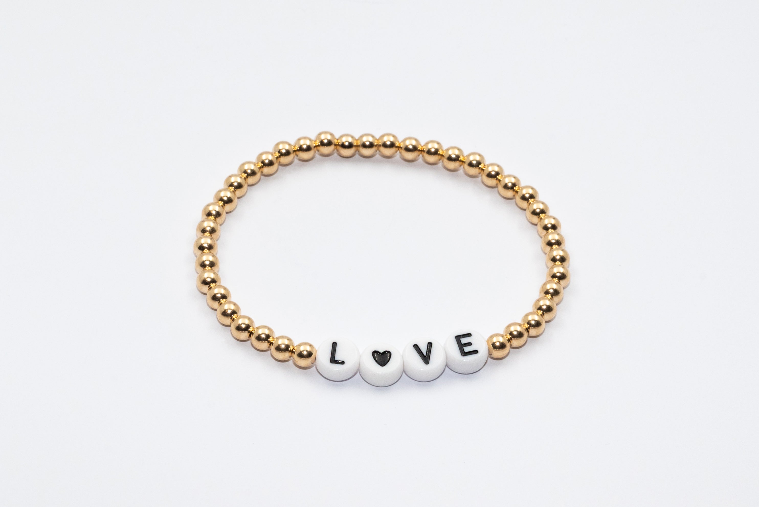 14k Gold Filled Love Bracelet (4mm)